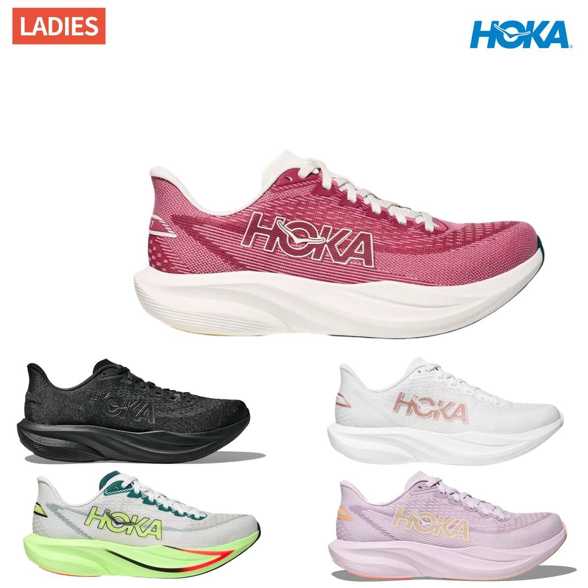 ホカ マッハ 7 ワイド レディース HOKA MACH 7 Wide | スポーツマリオ