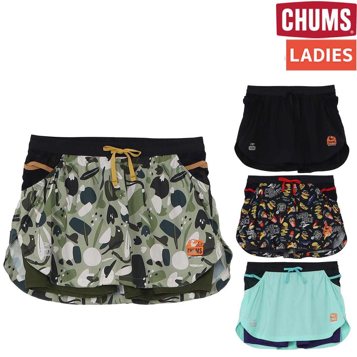 チャムス CHUMS チャムス×CW-X メンズハーフパンツ ショート ハーフ