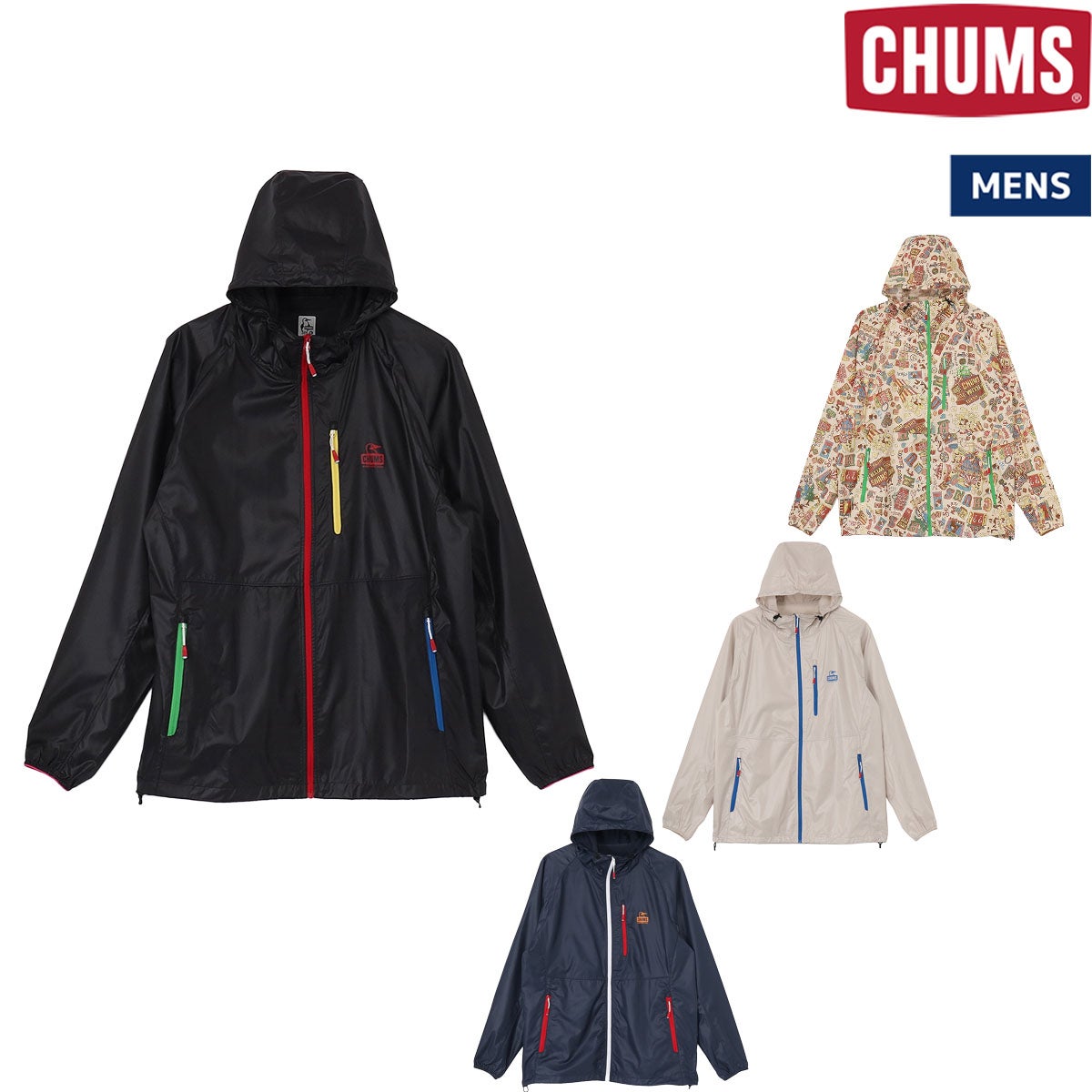 チャムス レディバグパーカー メンズ CHUMS Ladybug Parka CH04-1502