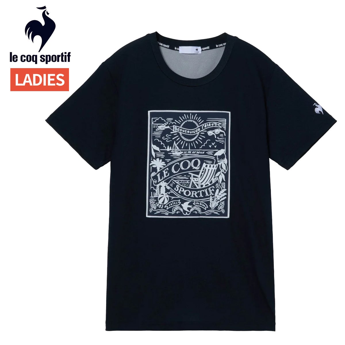 ルコック 接触冷感ポリエチレン半袖Tシャツ le coq sportif Cool-touch