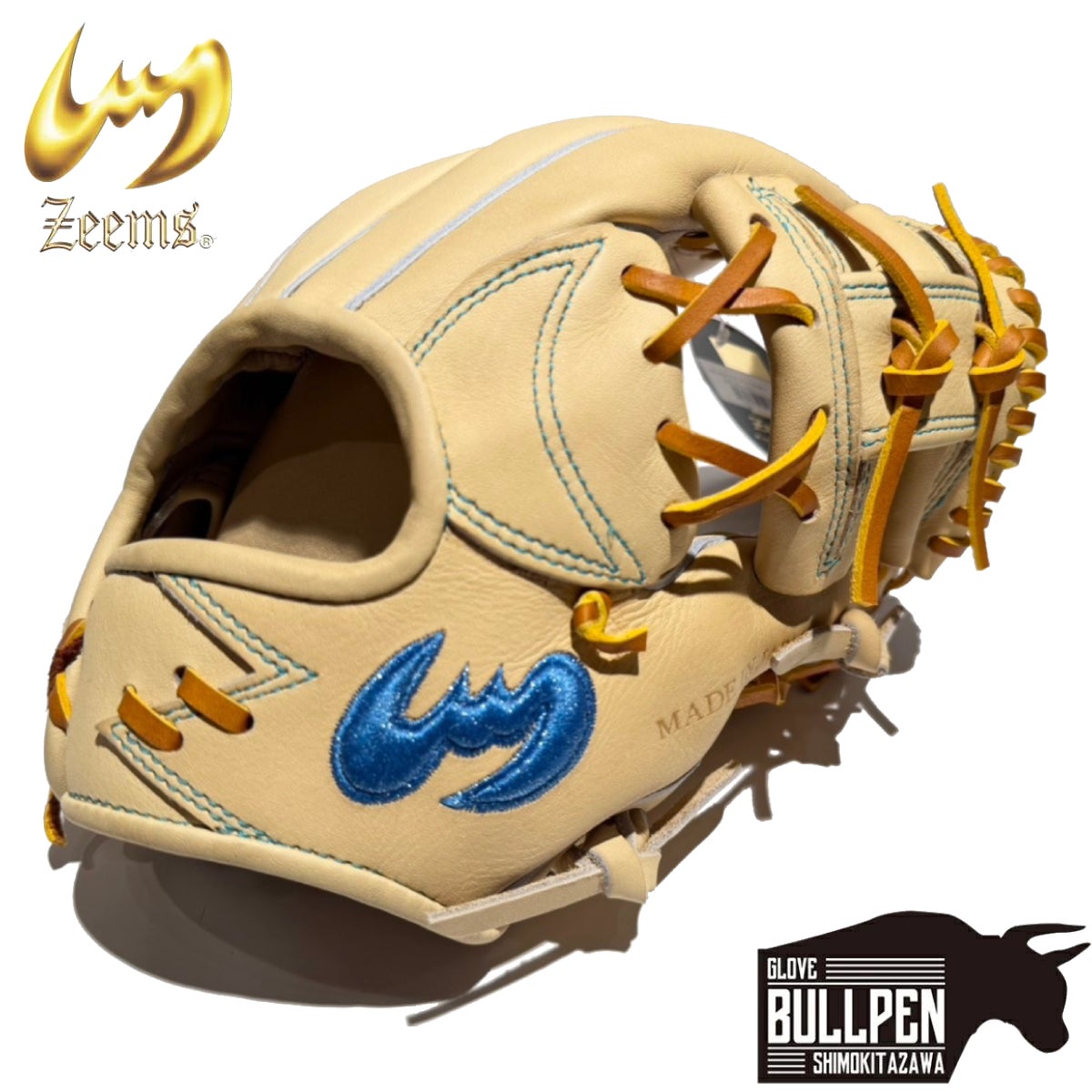 ジームス Zeems 三方親 限定 少年軟式用グラブ 内野手用 小型 SJ型