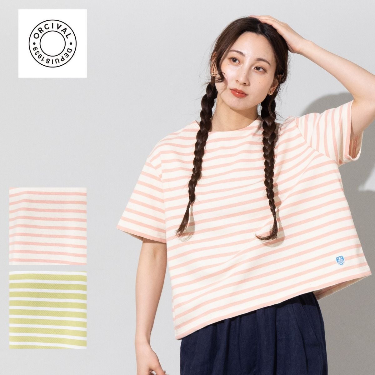オーシバル オーチバル コットンロード クルーネックTシャツ ORCIVAL 