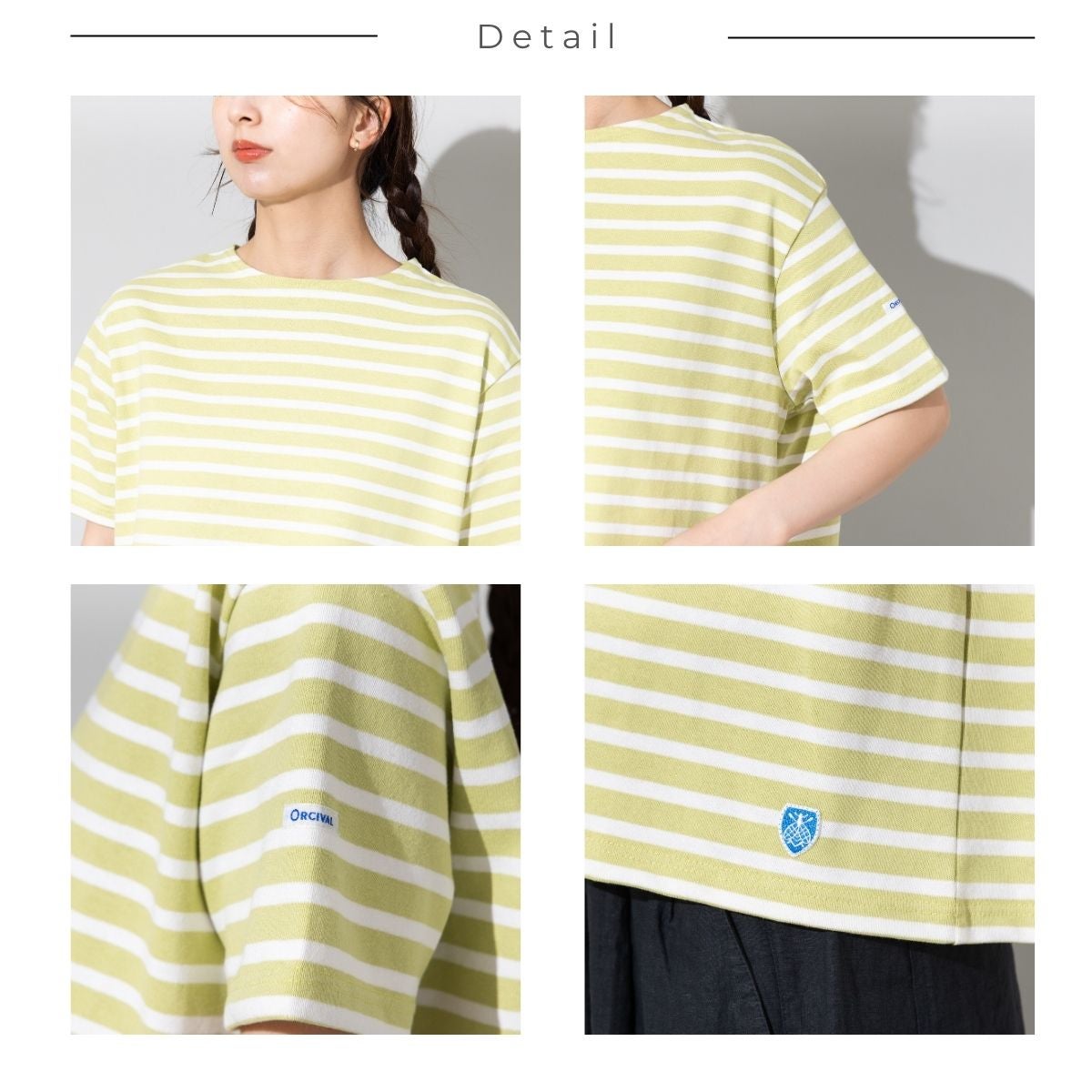 オーシバル オーチバル コットンロード クルーネックTシャツ ORCIVAL