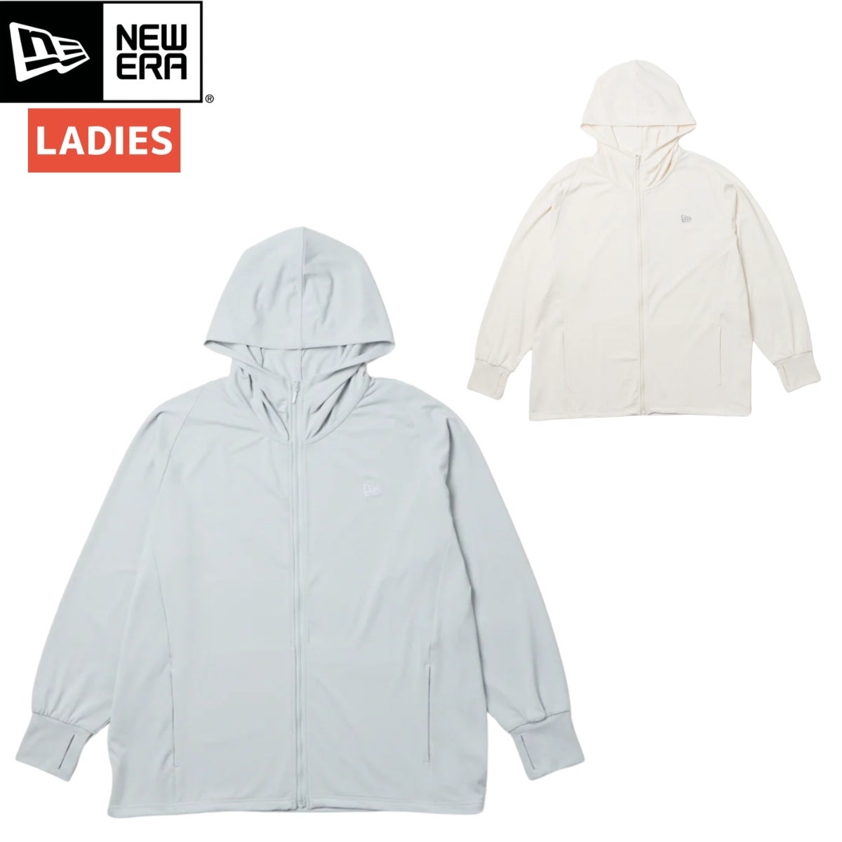 ニューエラ UVカット フルジップ フーディー Womens NEW ERA 