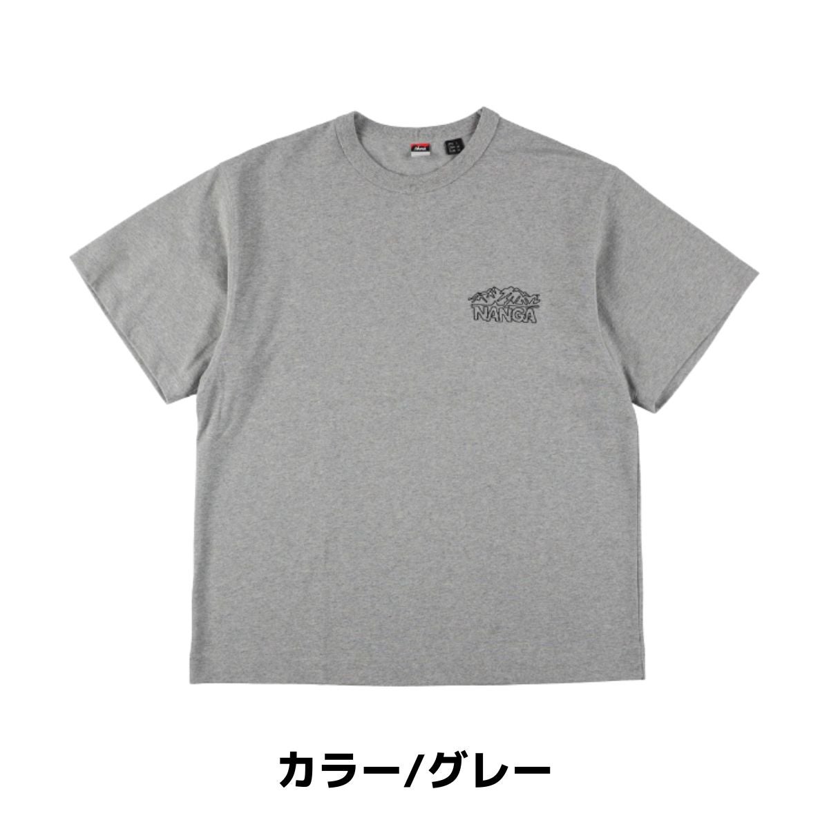 ナンガ エコハイブリッド ラインドローイン Tシャツ カジュアル 半袖