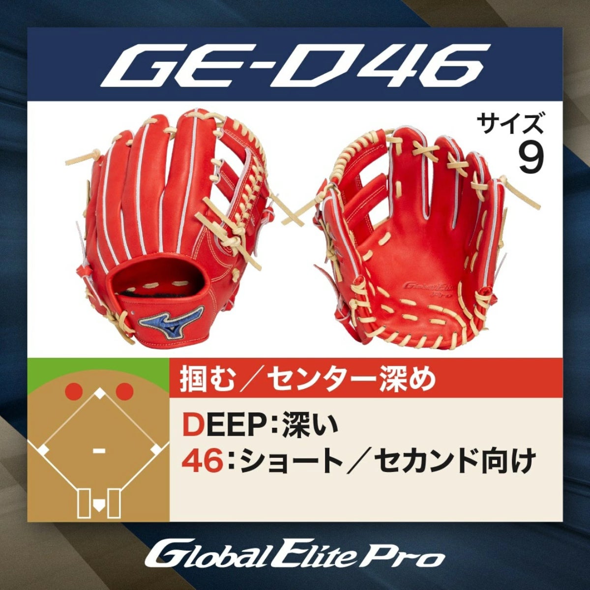 ✨*✨様 Mizuno GLOBALELITE 硬式グローブ ミズノ MIZUNO 専用グラブ袋付き GlobalElite Pro 硬式用グラブ 内野手