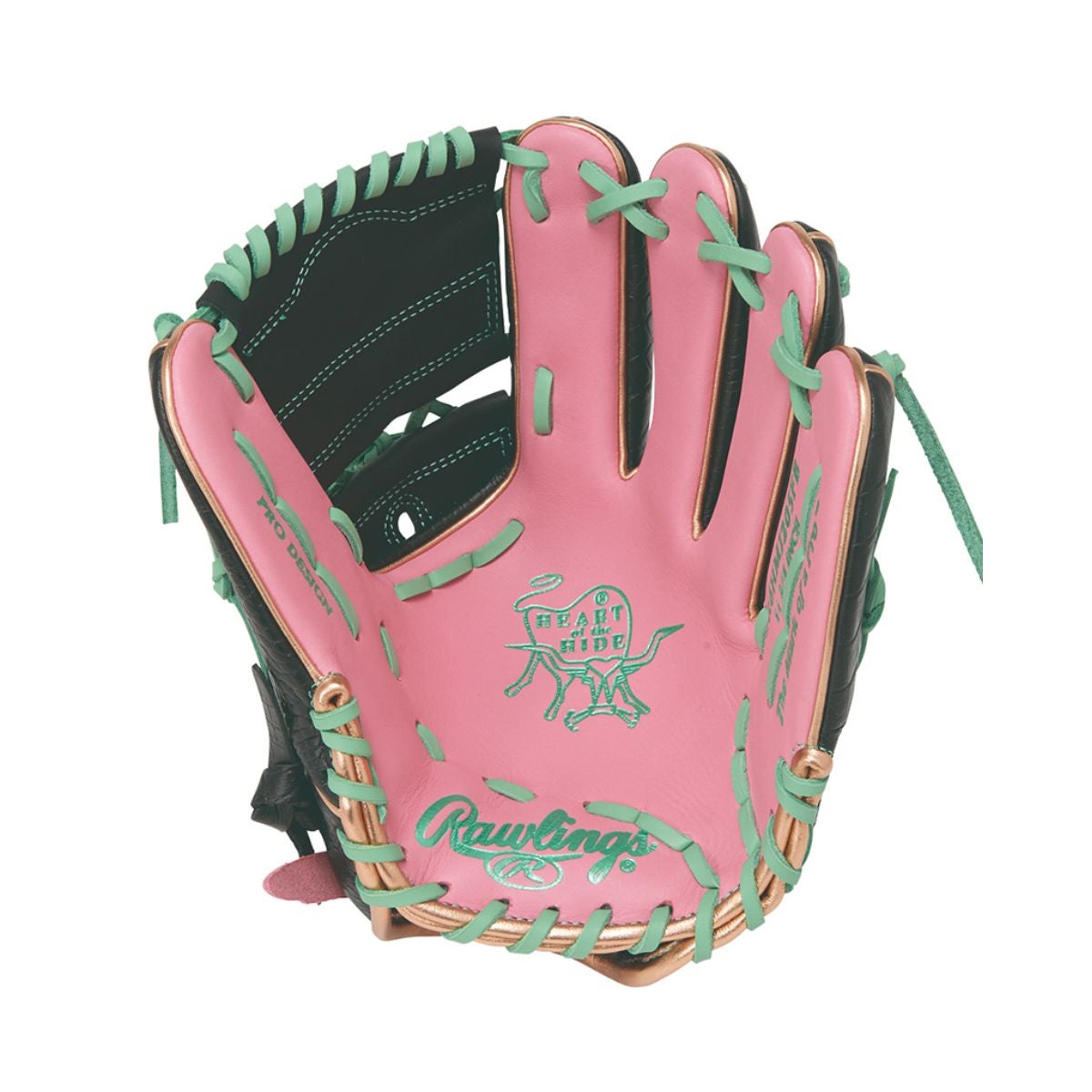 舞*家様 Rawlings 軟式グローブ MLBモデル ピンク/グリーン ローリングス Rawlings HOH MLB COLOR SYNC 軟式用グラブ 投手用