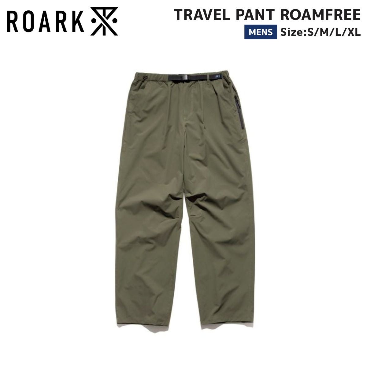ロアーク ROARK TRAVEL PANT ROAMFREE DARK ARMY メンズ ズボン パンツ