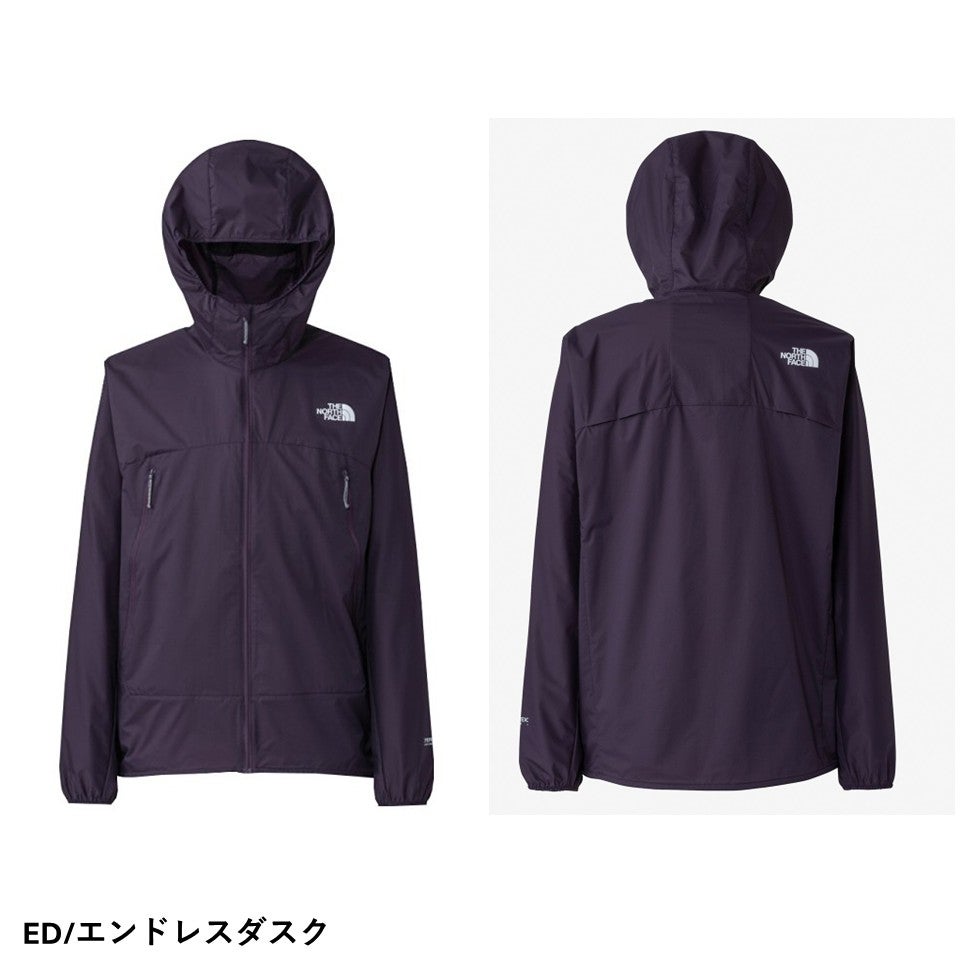 古着 THE NORTH FACE ザノースフェイス ロゴプリント スワローテイルフーディ ナイロンジャケット S パープル×ブルー アウトドア NPW21209 レディース THE NORTH FACE - 古着 THE NORTH FACE ザノースフェイス ロゴプリント