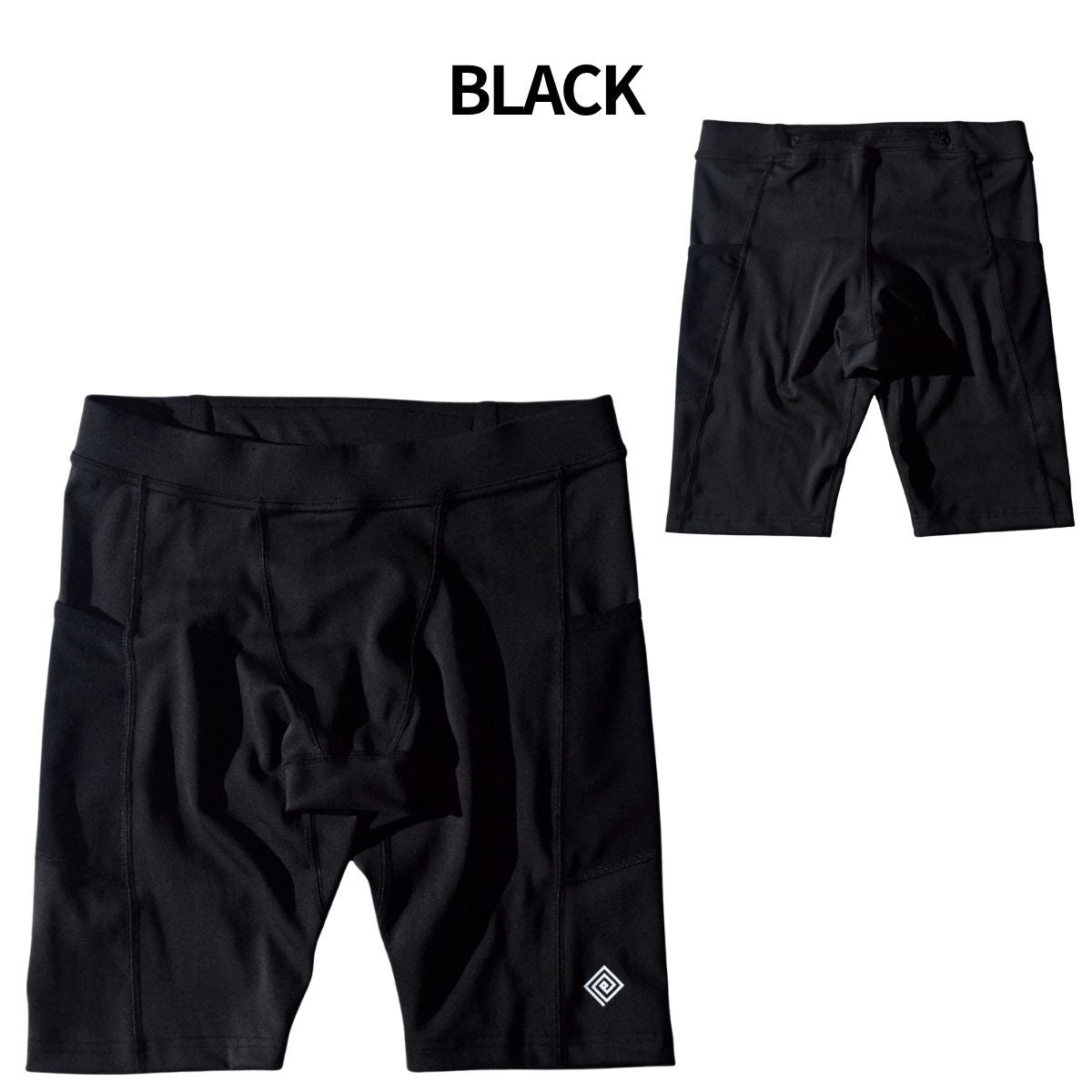 ウォーキング・ランニングウェア ELDRESO Middle Spats (black) ELDORESO エルドレッソ / Middle Spats ミドル スパッツ《Black》