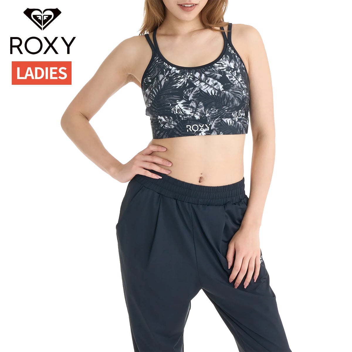 ロキシー ROXY JUMP HIGH METALLIC BRA ジャンプ ハイ メタリック ブラ