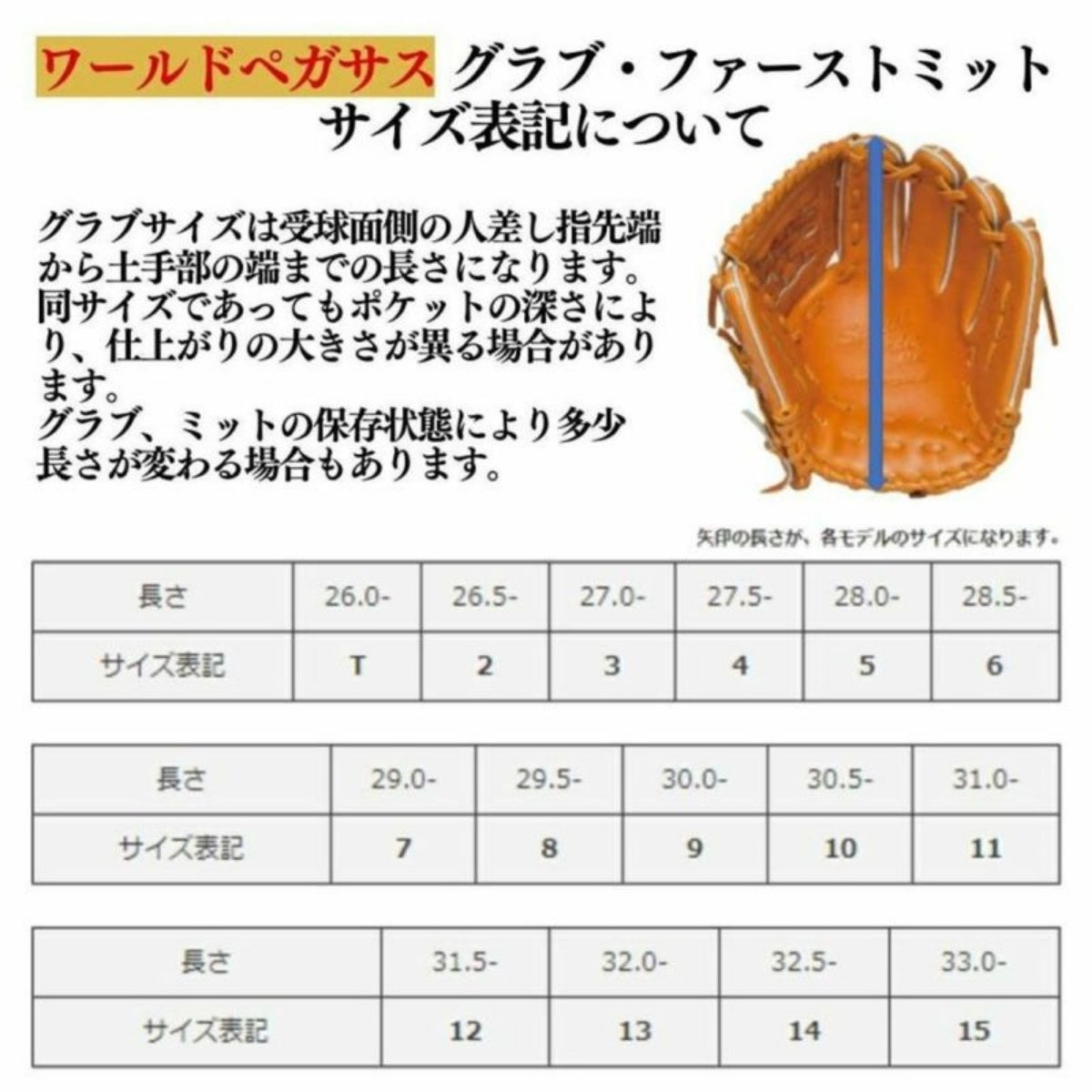 ワールドペガサス スペシャルオーダー 硬式・軟式兼用グラブ