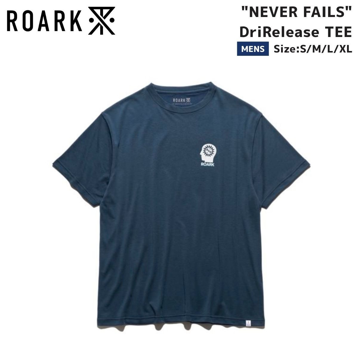 ロアーク カジュアル Tシャツ 速乾 アウトドア スポーツ ROARK NEVER 