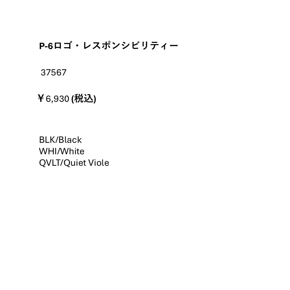 パタゴニア PATAGONIA P-6ロゴレスポンシビリTee P-6 LOGO