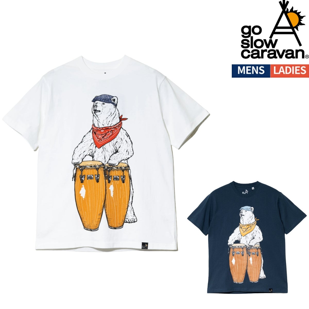 ゴースローキャラバン USA&frasl;C コンガクマ TEE go slow caravan 361909