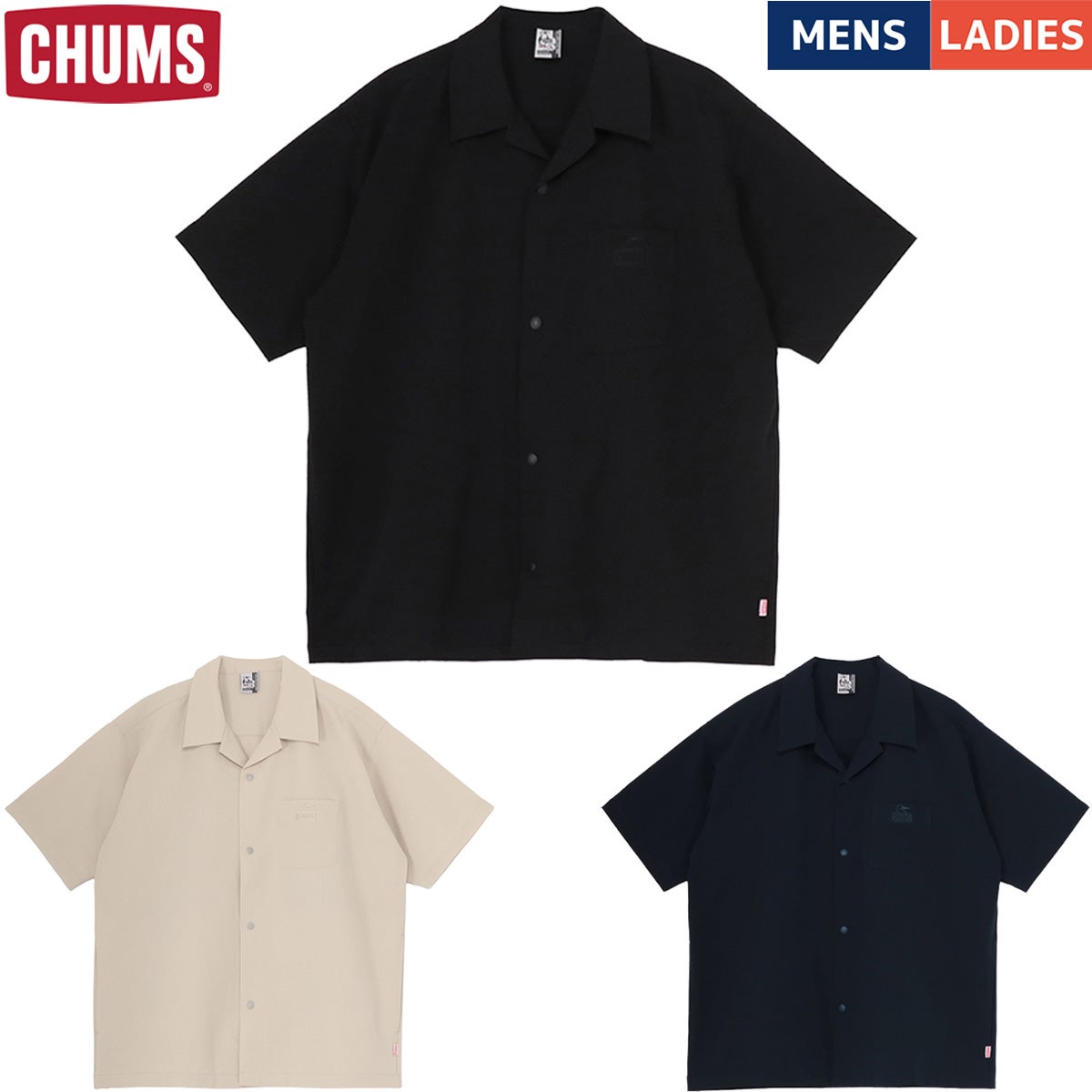 チャムス シアチャッカーストレッチシャツ CHUMS Seerchucker Stretch