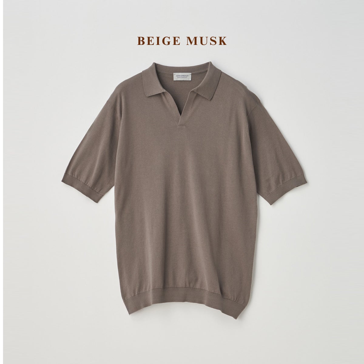 ジョンスメドレー　スキッパーニットポロ　チャコール　size:M　英国製 2026年最新】Yahoo!オークション -ジョンスメドレー スキッパーの中古