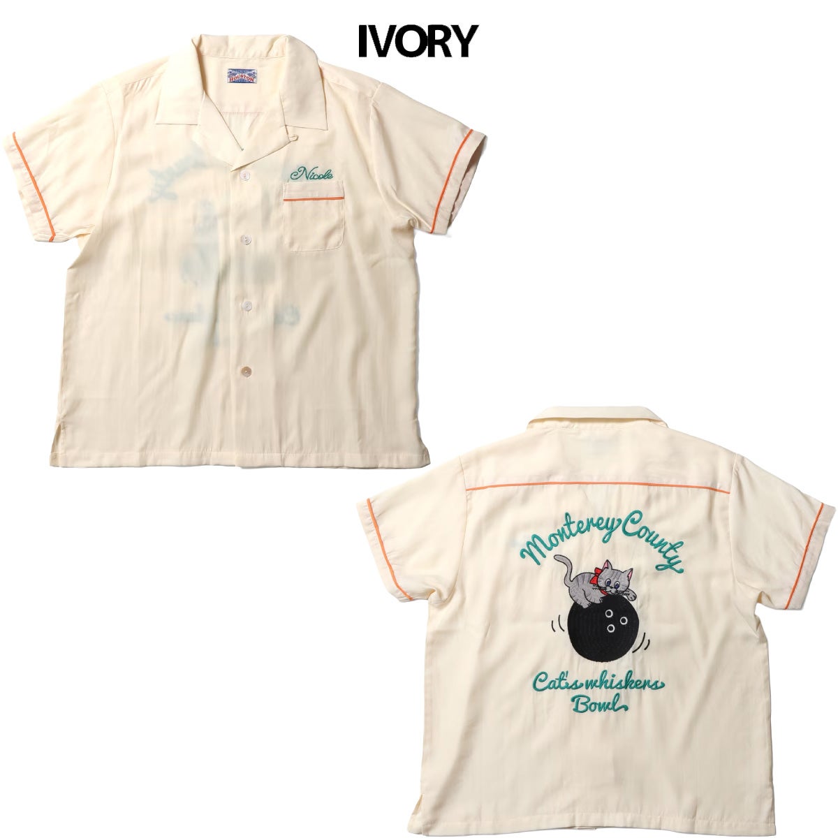 60sボウリングシャツMONSTER SOUVENIR BOWLINGSHIRT 60s~ 