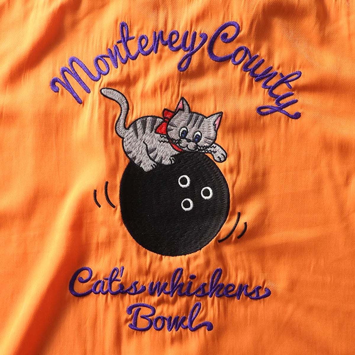 ヒューストン ボウリングシャツ (猫) HOUSTON BOWLING SHIRT (CAT