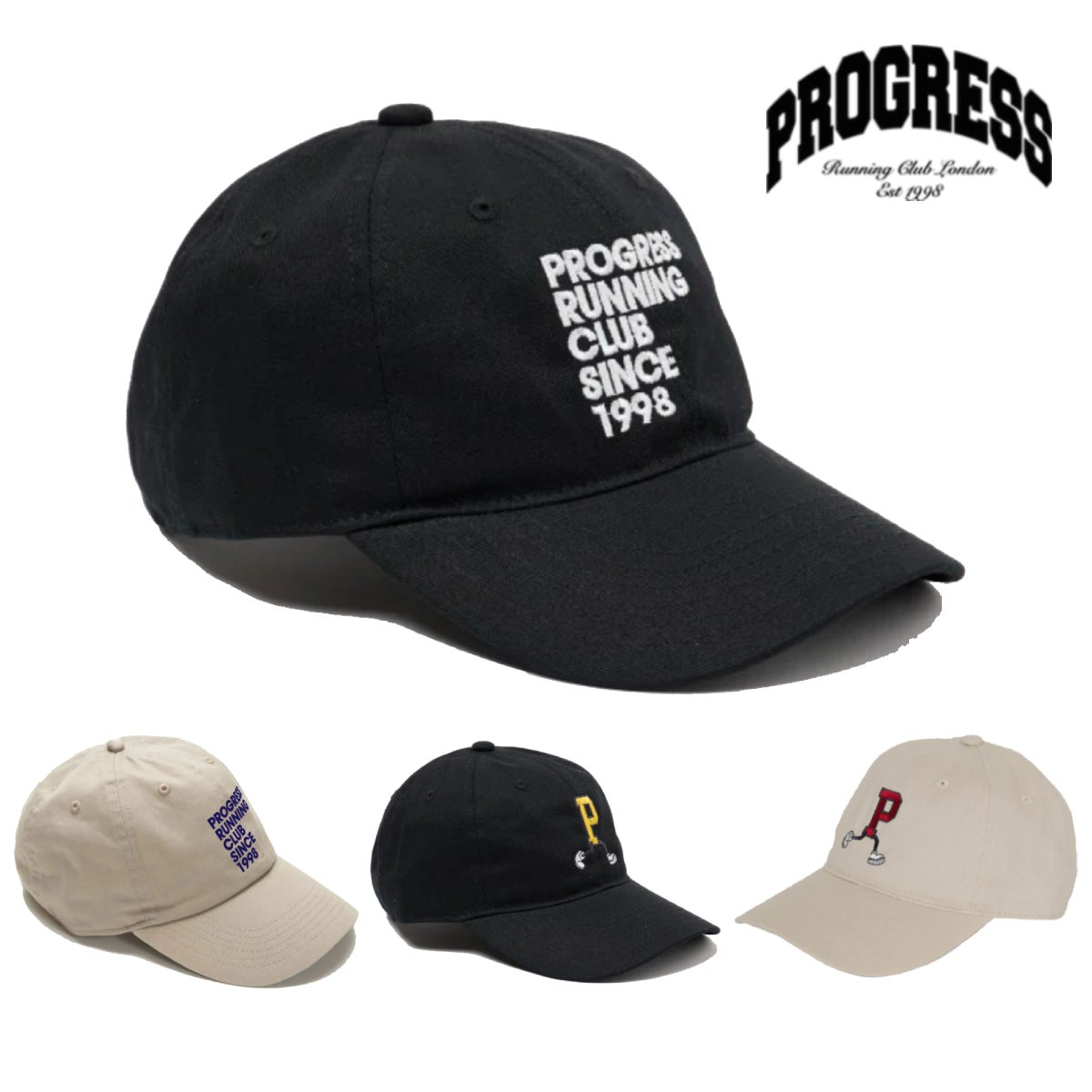プログレスランニングクラブ ロゴキャップ “1998”cap “P”RUNNER