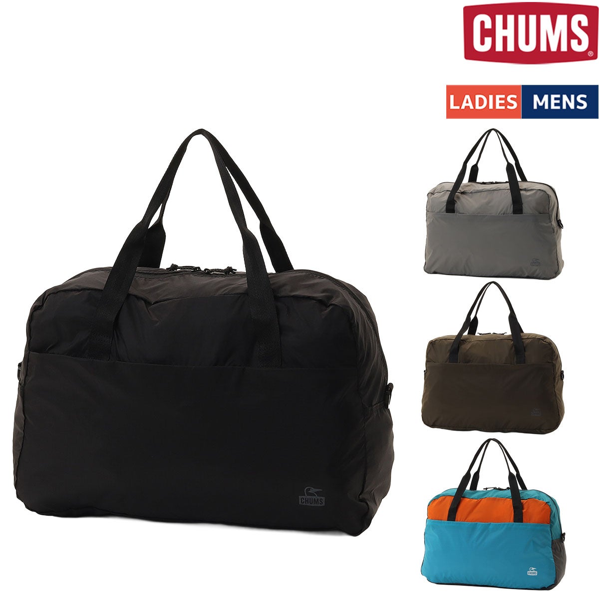 チャムス パッカブルボストンバッグ ユニセックス CHUMS Packable