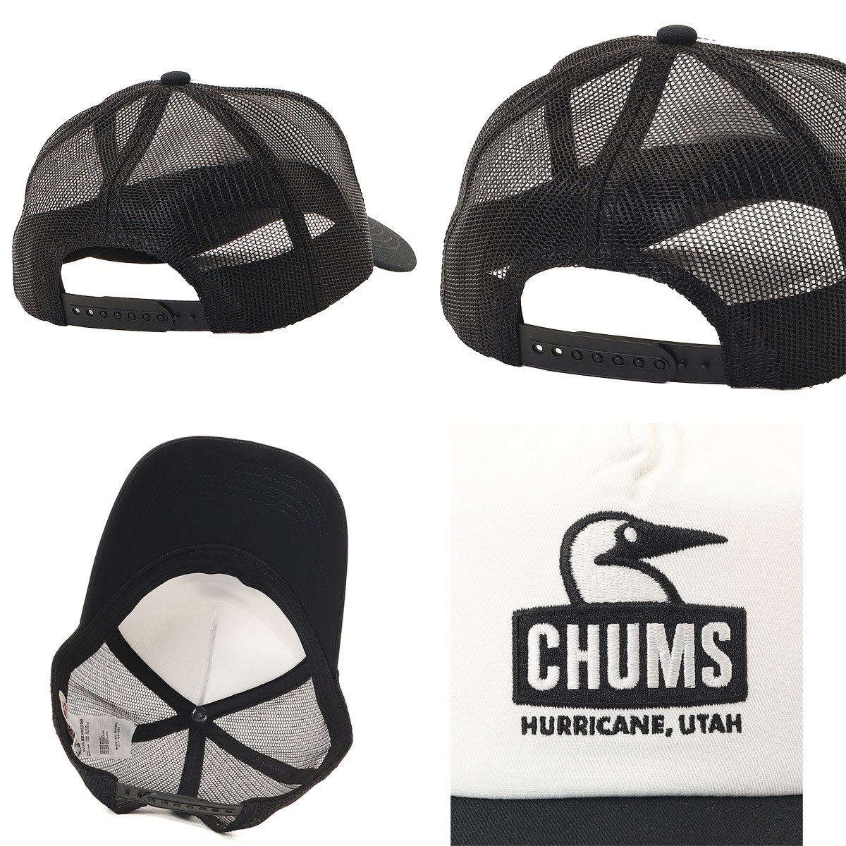チャムス ブービー フェイス メッシュ キャップ CHUMS Booby Face Mesh