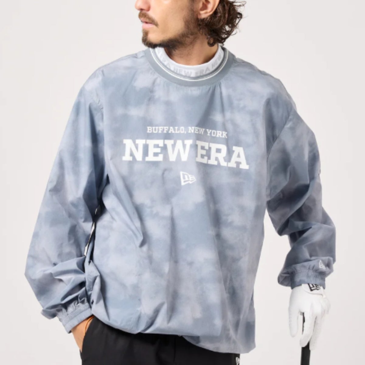 ニューエラ ウーブン プルオーバー ニューエラゴルフ NEW ERA