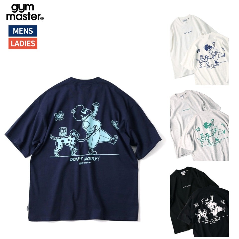 ジムマスター gym master 7.4oz Dont worry! ビッグTEE プリントT