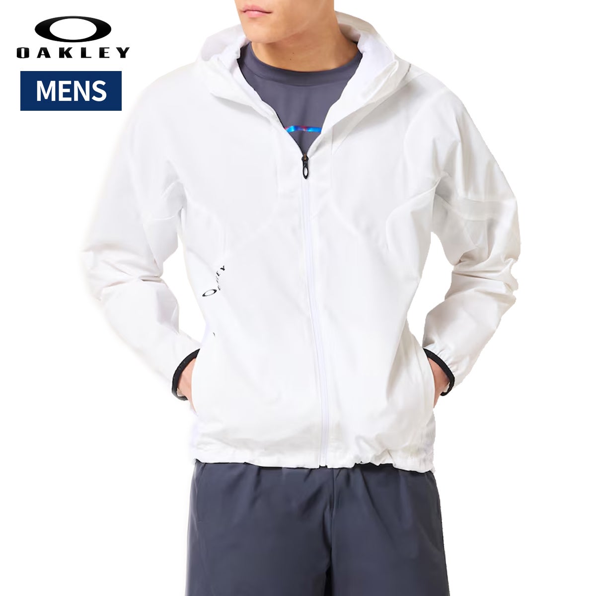 ともさん専用　OAKLEY スタートプルオーバージャケット M ホワイト オークリー US規格 エンハンス モビリティ ジャケット 7.0 メンズ