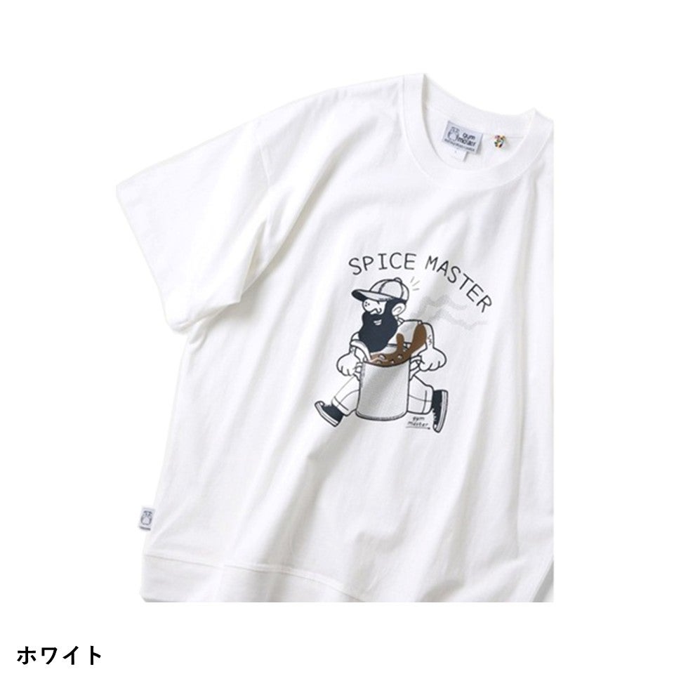人気のマスターズGNOME ホワイトTシャツ S ジムマスター ピグメントSPICE ビッグTEE トップス Tシャツ カットソー