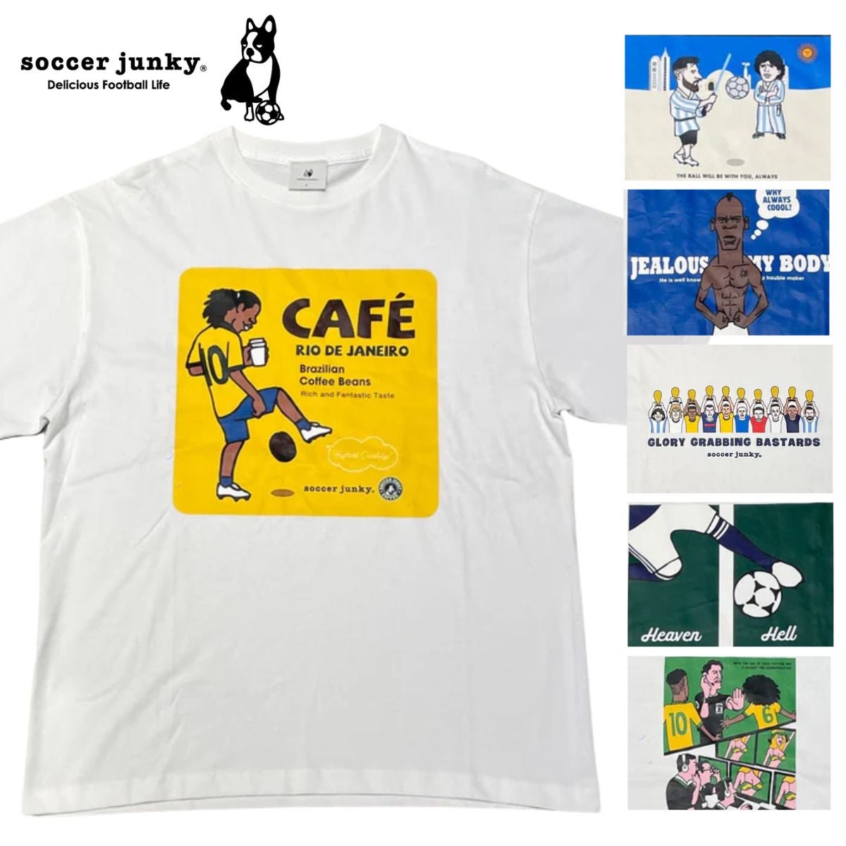 サッカージャンキー プレミアム半袖TEE Tシャツ サッカー カジュアル