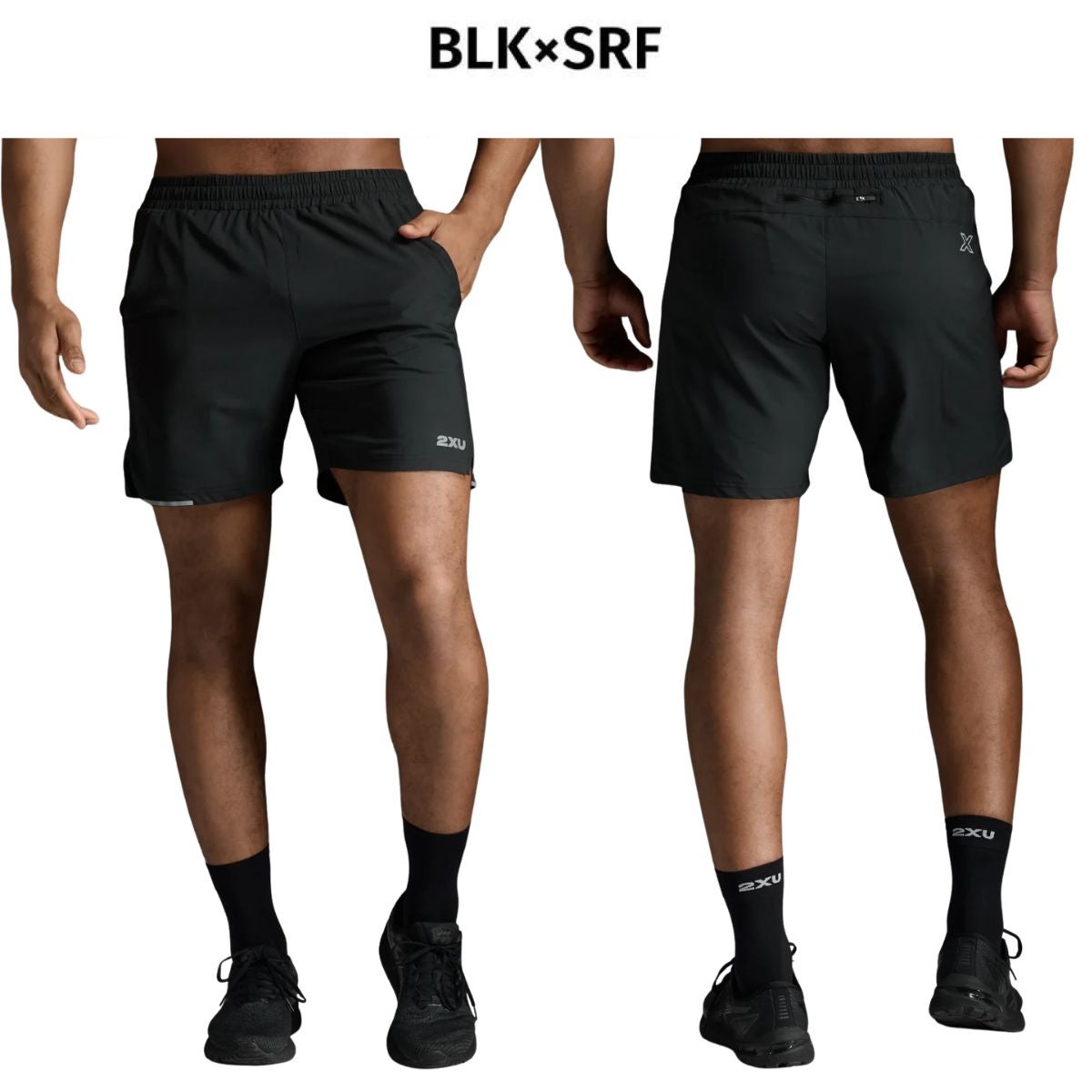2XU ランニングショーツ インナー付き 黒　Sサイズ ツータイムズユー エアロ 7インチ ショート ランニングパンツ