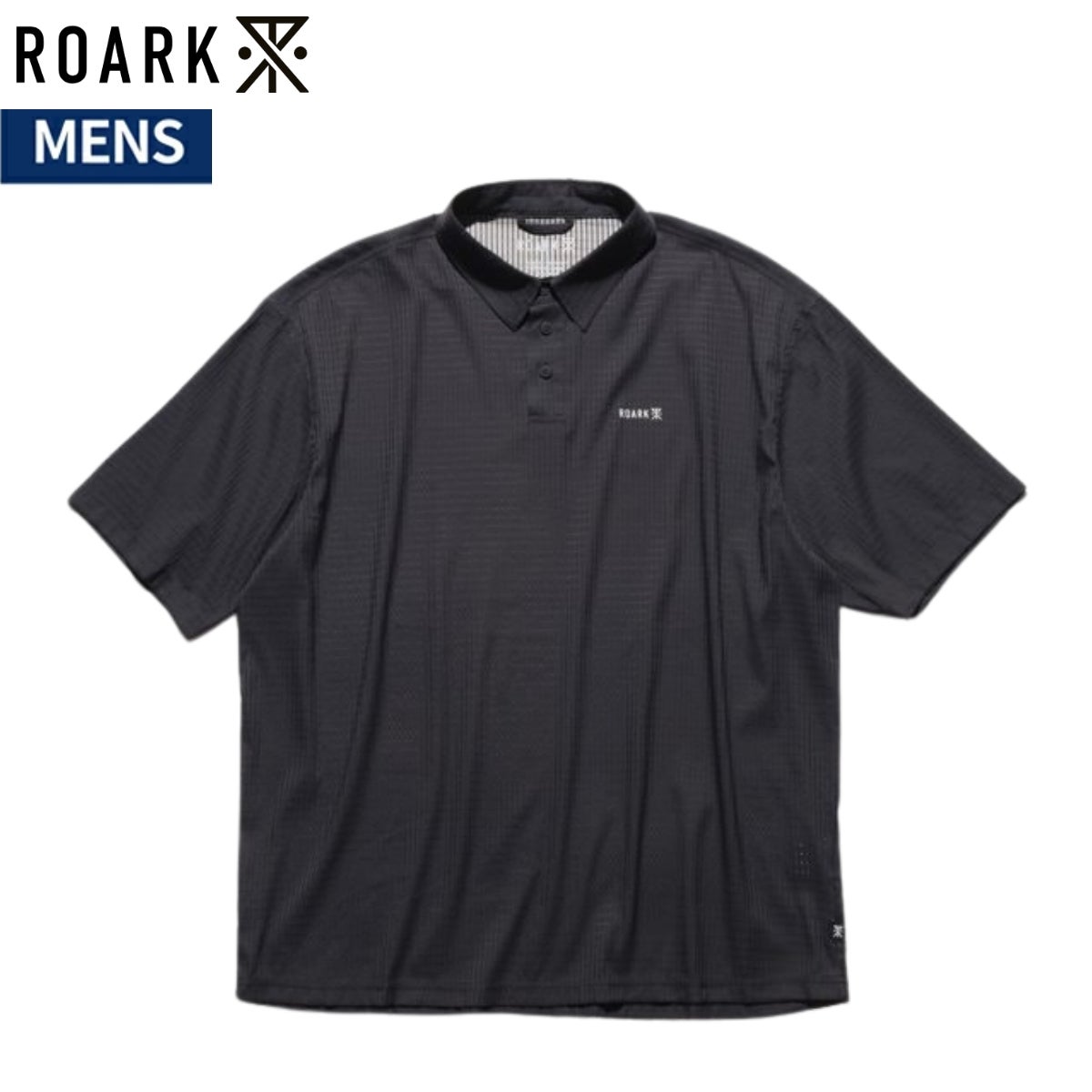 roar ポロシャツ ロアーク BLESS UP POLO ROARK RWJ1226-BLK | スポーツマリオ公式通販