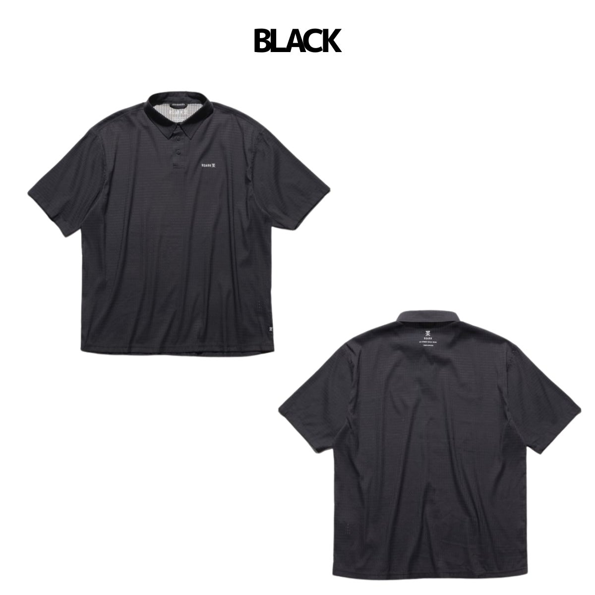 ロアーク BLESS UP POLO ROARK RWJ1226-BLK | スポーツマリオ公式通販