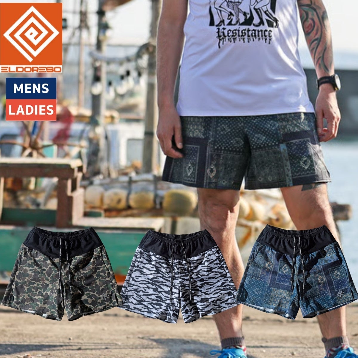 ELDORESOエルドレッソ ユニバーサルショーツ Sサイズ 美品 エルドレッソ ユニバーサルショーツ ELDORESO Universal Shorts