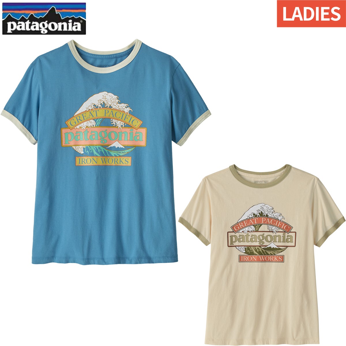 パタゴニア グレート・ウェーブス・リンガー・ティー Patagonia Great