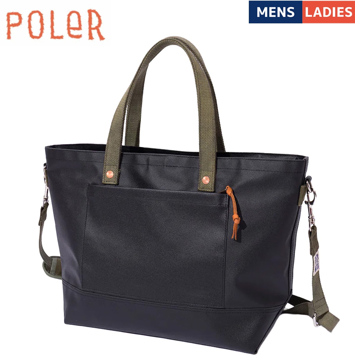 POLeR　ポーラー テント収納袋 ブラック ポーラー 耐久性テントトートM WASABI&POLER POLeR Durable Tent Tote