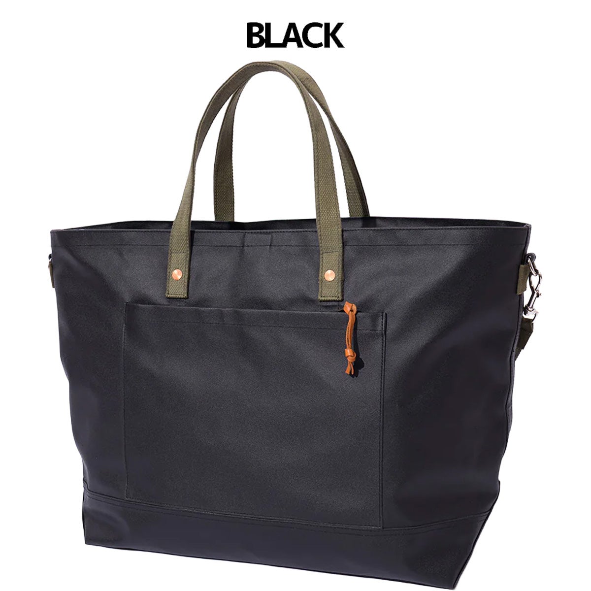 POLeR　ポーラー テント収納袋 ブラック ポーラー 耐久性テントトートM WASABI&POLER POLeR Durable Tent Tote