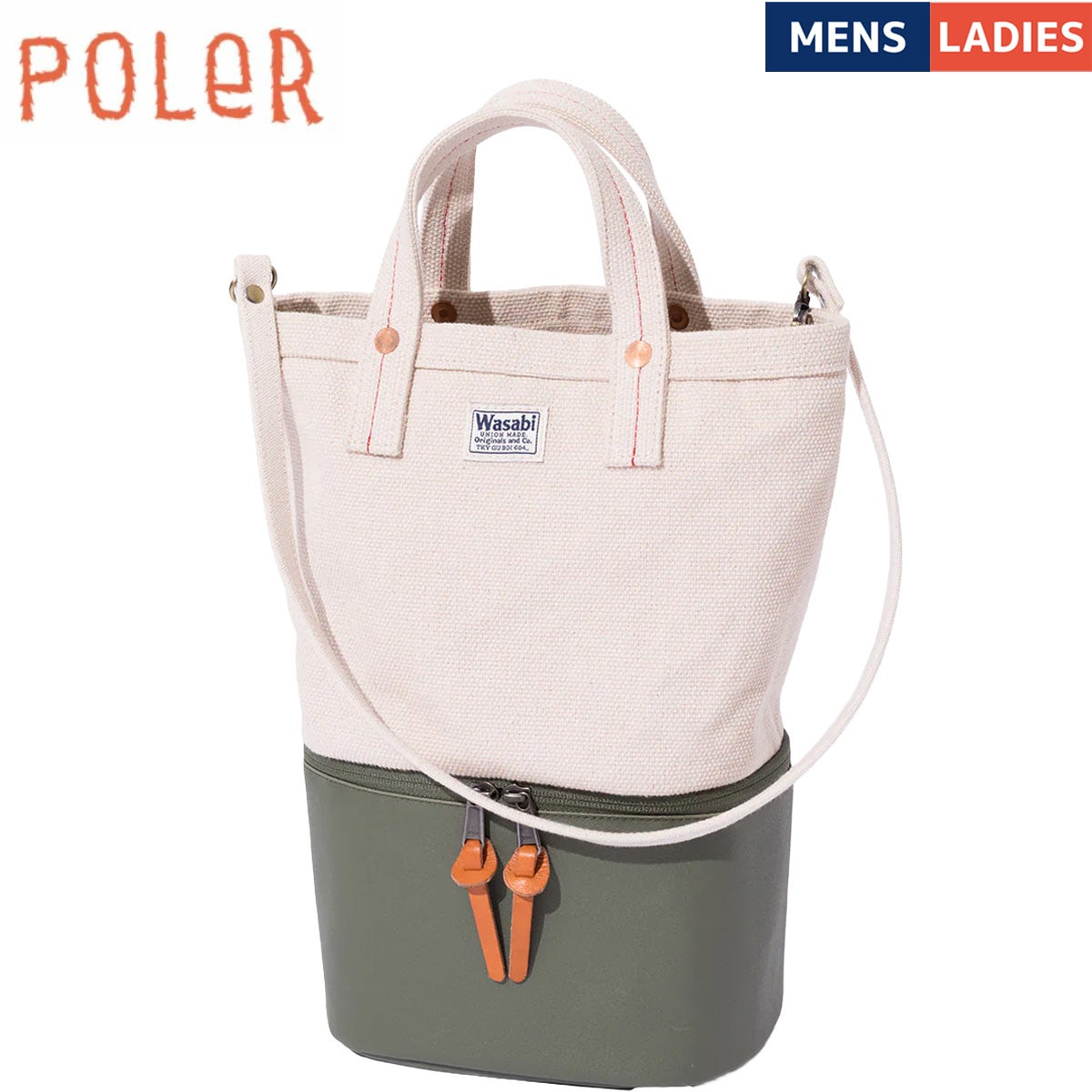 ポーラー 耐久性テントトートM WASABI&POLER POLeR Durable Tent Tote 