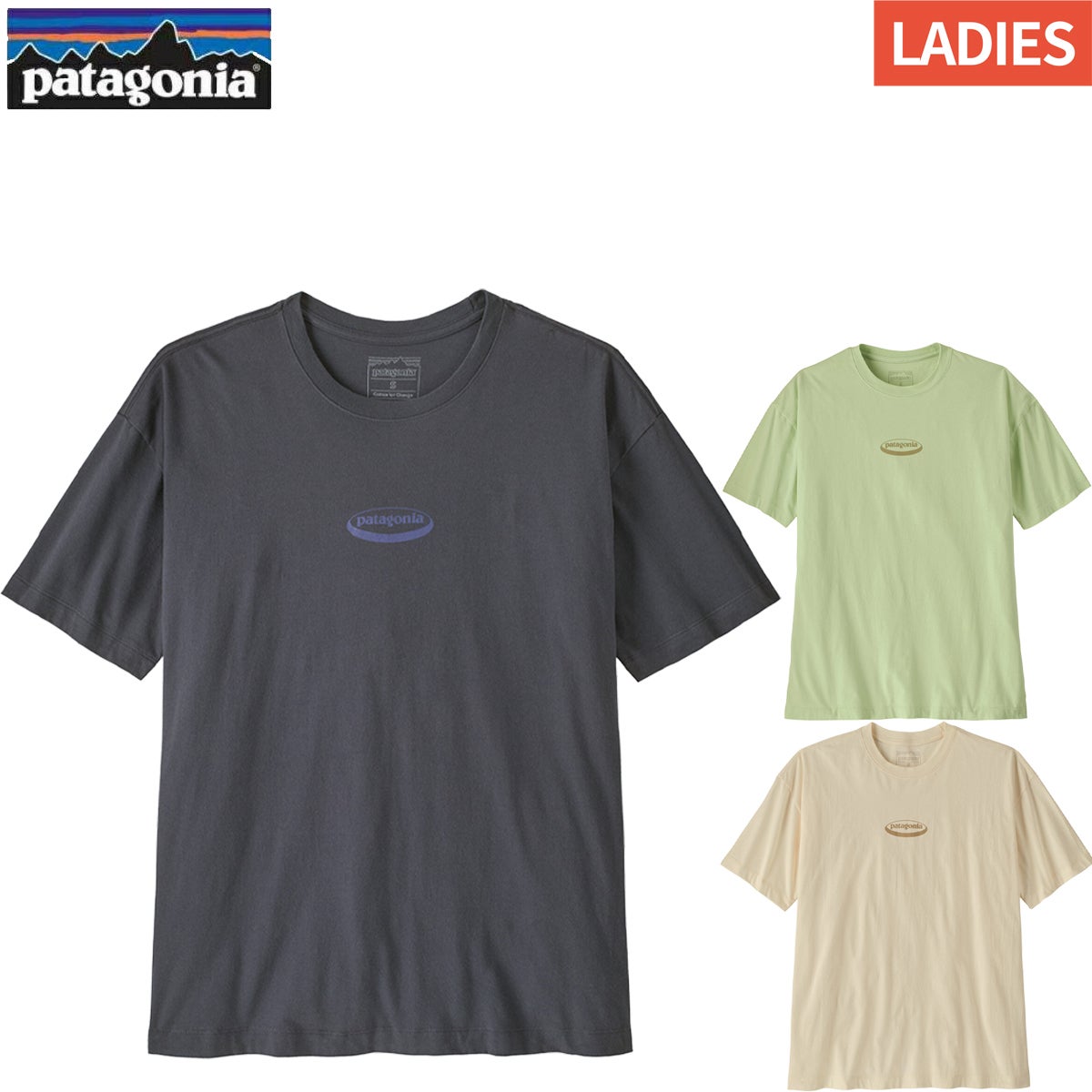 パタゴニア オーバル・ロゴ・オーバーサイズ・Tシャツ 95 Patagonia