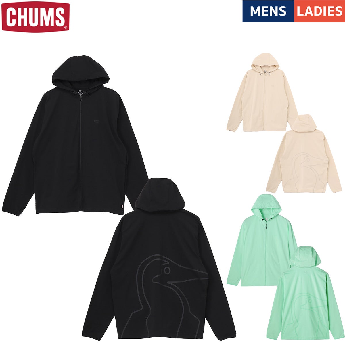 チャムス スプラッシュビッグブービージップフーディー CHUMS Splash 