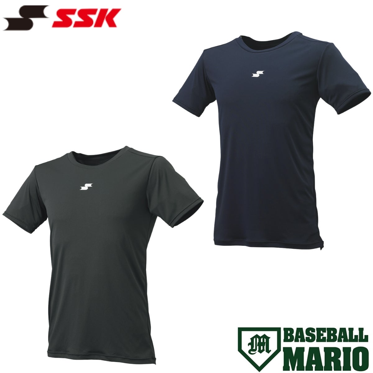 MUスポーツ　ローネック半袖 エスエスケイ ローネック半袖アンダーシャツ 一般 SSK | スポーツ