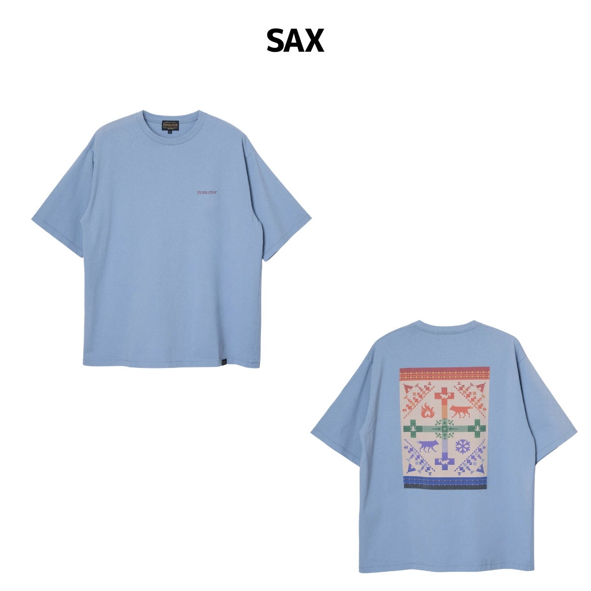 ペンドルトン バックプリント コットンTシャツ PENDELTON