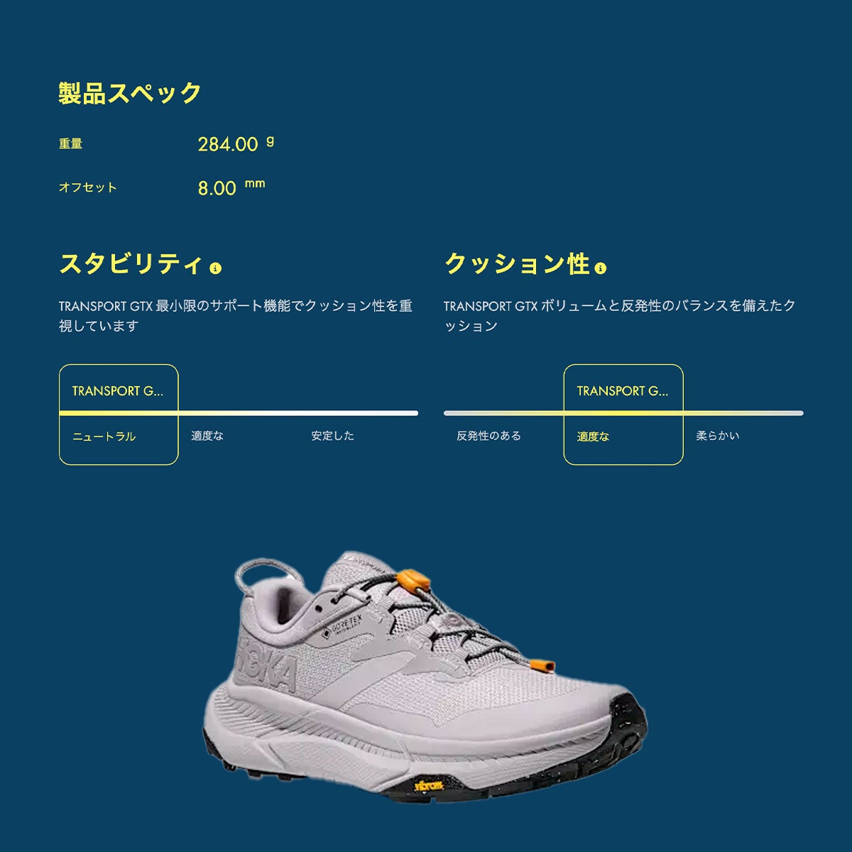 ホカ HOKA トランスポート GTX レディース | スポーツマリオ公式通販サイト
