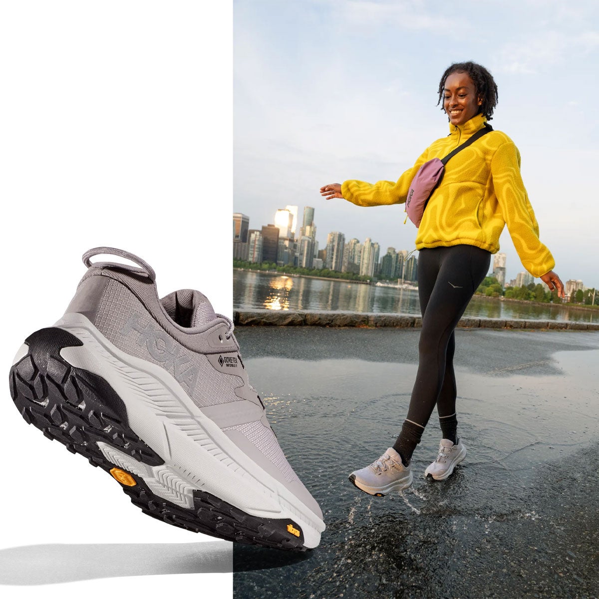 HOKA TRANSPORT GTX アッシュグレー　23㎝ ホカ トランスポート HOKA GTX | スポーツマリオ公式通販サイト