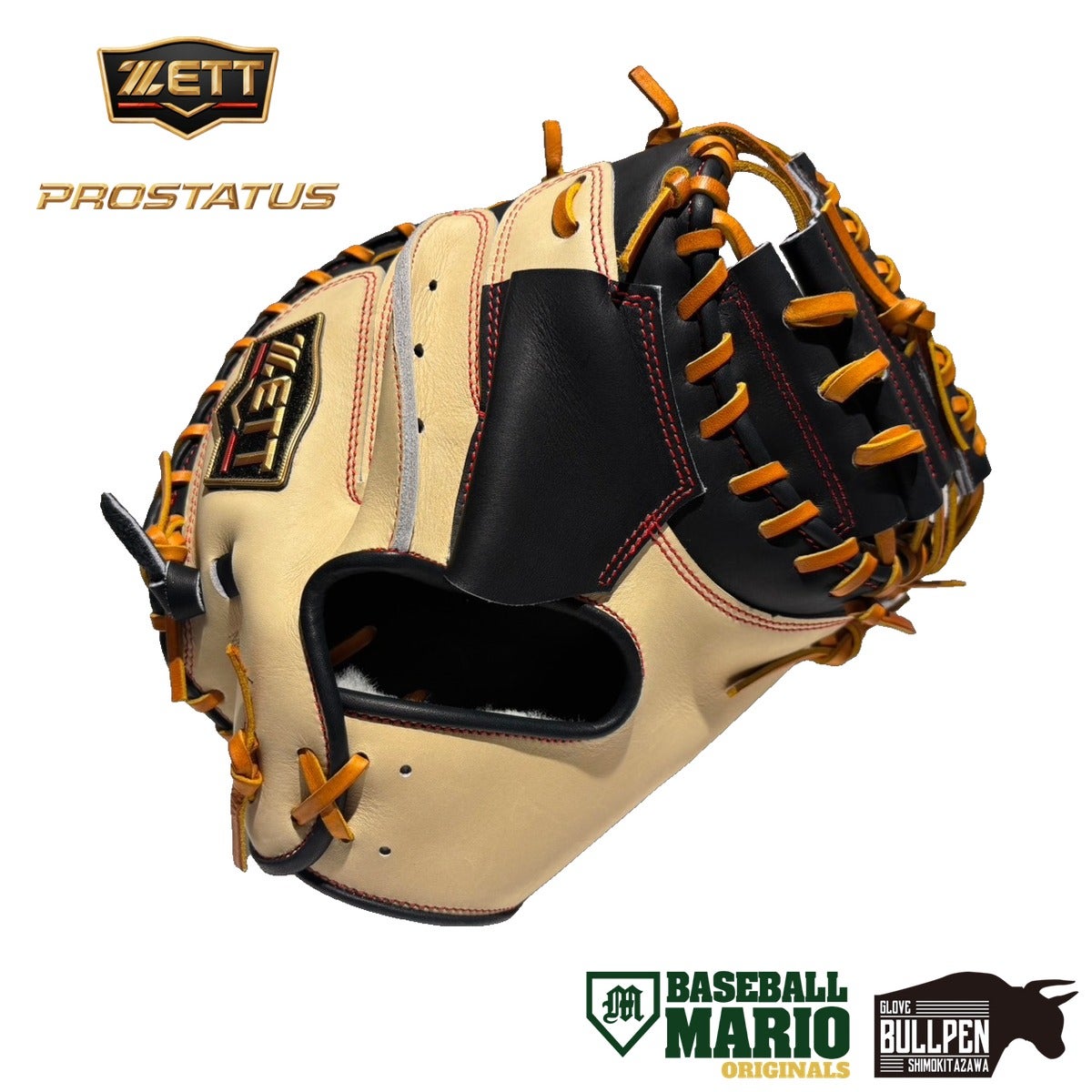 ゼット ZETT 専用グラブ袋付き マリオオリジナル PROSTATUS 軟式用