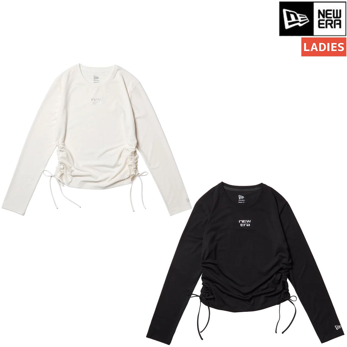 ニューエラ 長袖 サイド ドローストリング Tシャツ ロゴ TPU NEW ERA 